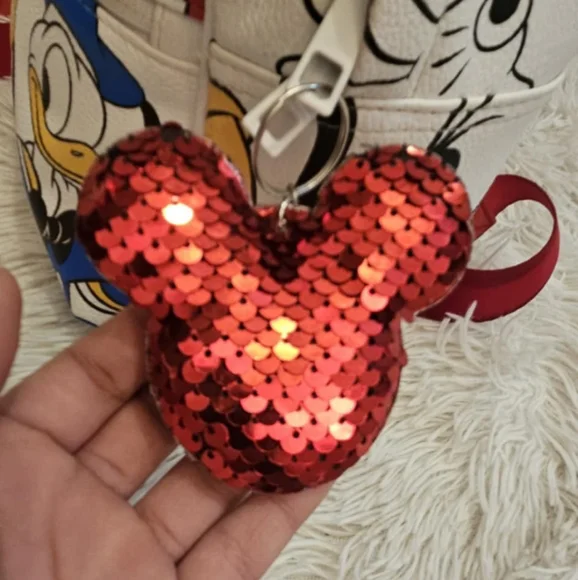 Disney Mickey Mouse Mini Backpack with Keychain - Picture 3 of 3